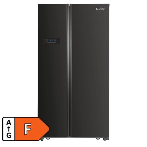 CandySide By Side American Style Fridge Freezer - Black