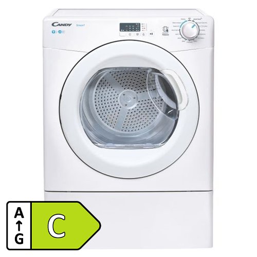 Candy 9kg Vented Dryer - White | CSEV9LG-80